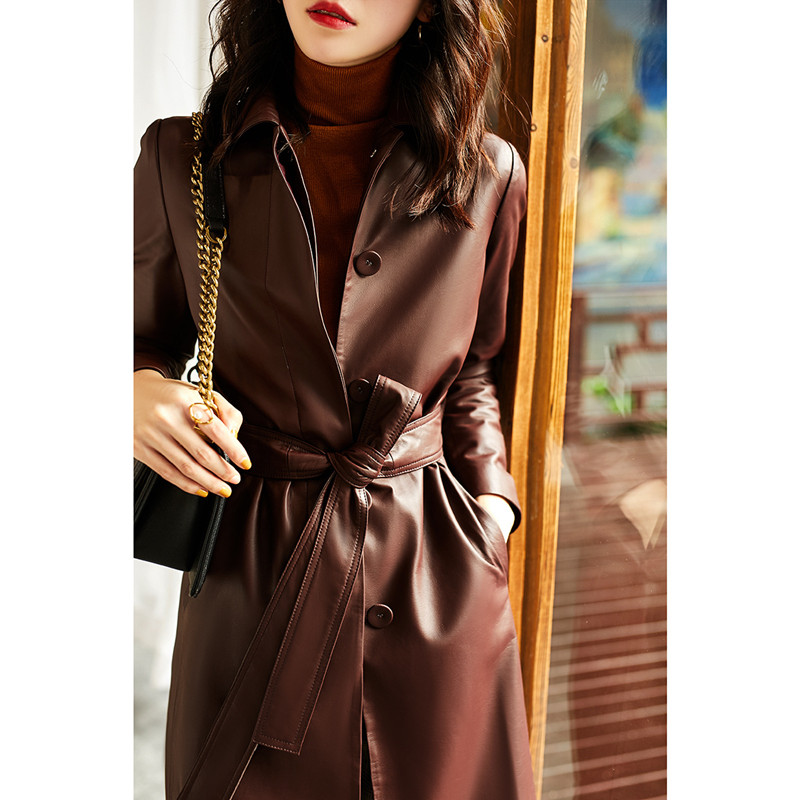 Manteau en cuir grande taille  - Trench Coat Formal avis et prix