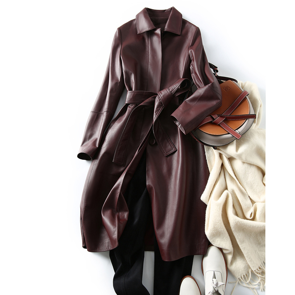 Manteau en cuir grande taille  - Trench Coat Formal avis et prix