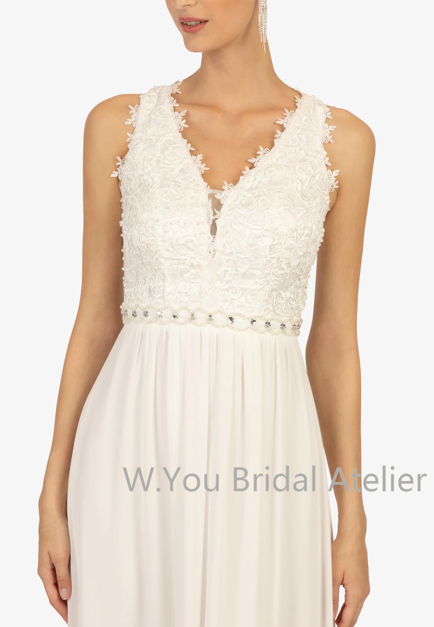 Robes de soirée à appliques fl - Women Formal Wear For Wedding avis et prix