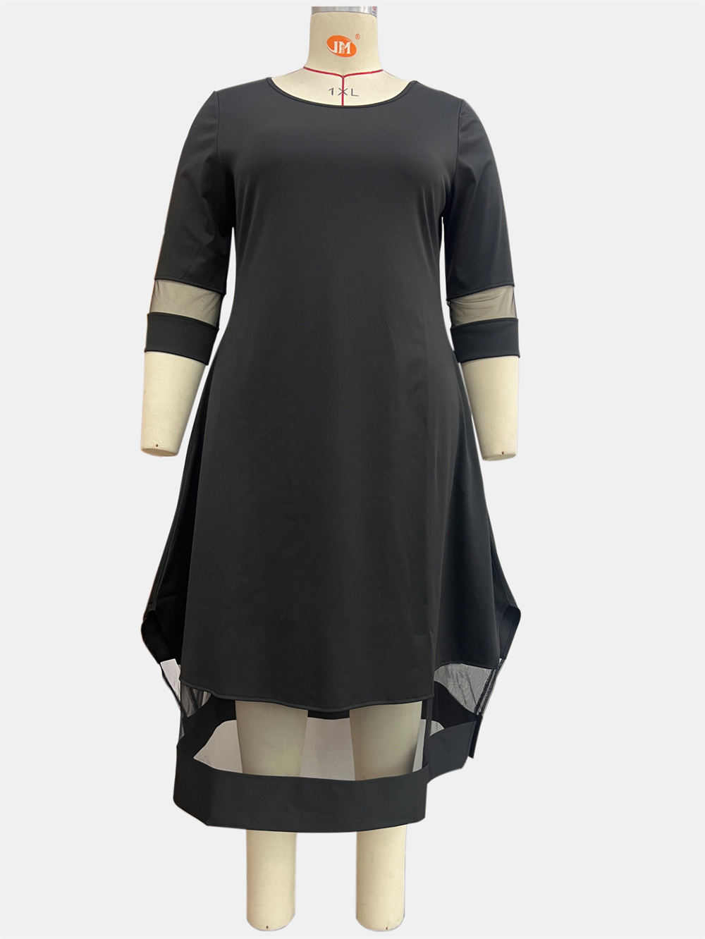 GIBSIE-Robe longue noire en ma - Women Formal Office Wear Tops avis et prix
