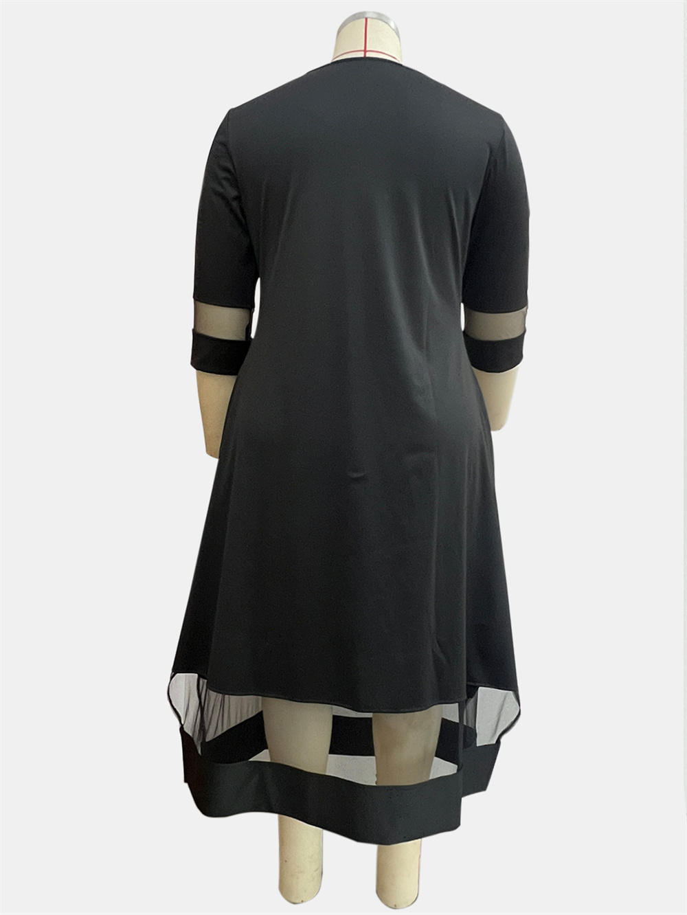 GIBSIE-Robe longue noire en ma - Women Formal Office Wear Tops avis et prix