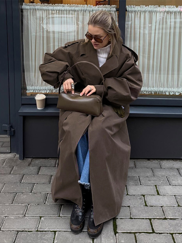 Nouvelle Veste Coupe-Vent Ampl - Trench Coat Formal avis et prix
