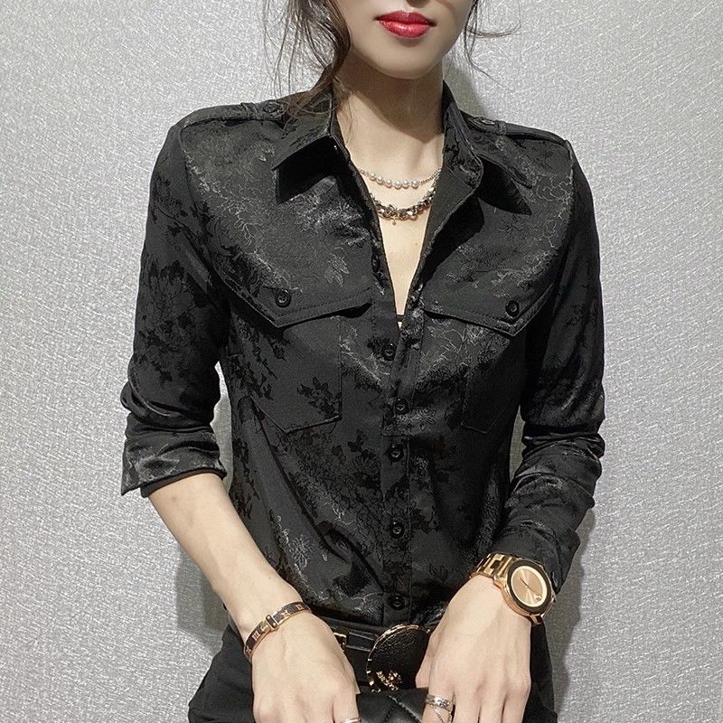 Chemisier à manches longues po - Women Formal Office Wear Tops avis et prix