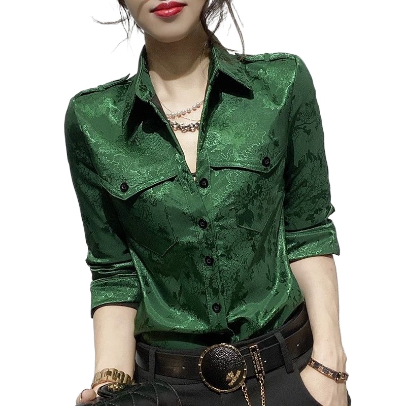 Chemisier à manches longues po - Women Formal Office Wear Tops avis et prix