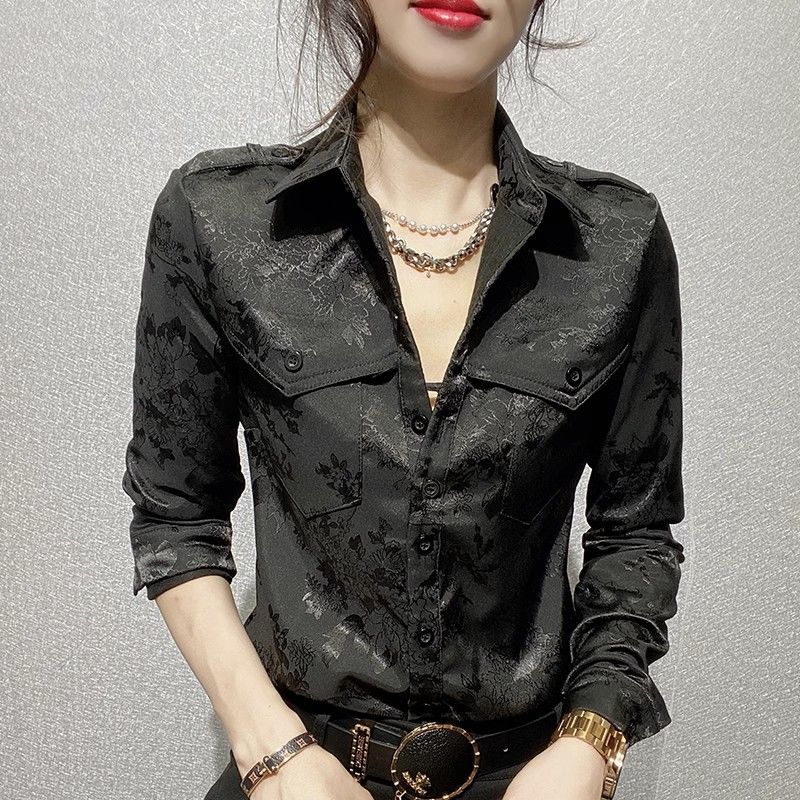Chemisier à manches longues po - Women Formal Office Wear Tops avis et prix