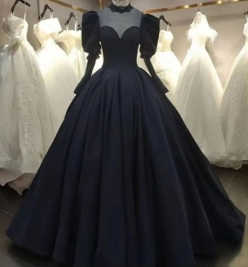 Robe de mariée gothique noire, - Women'S Gothic Formal Wear avis et prix