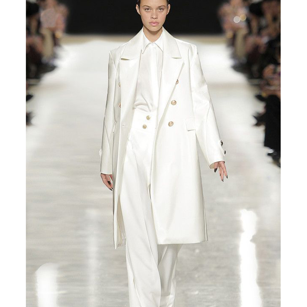 Trench-Coat luxueux en Satin b - Trench Coat Formal avis et prix