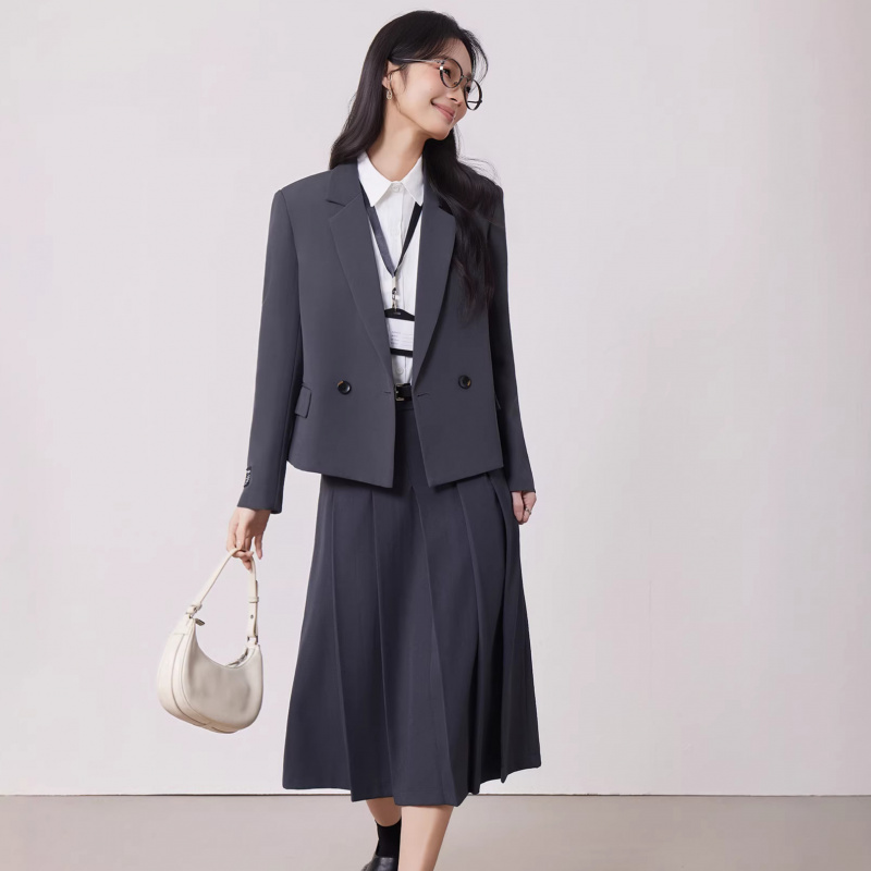 Ensemble tailleur gris pour fe - Women'S Formal Wear Petite avis et prix
