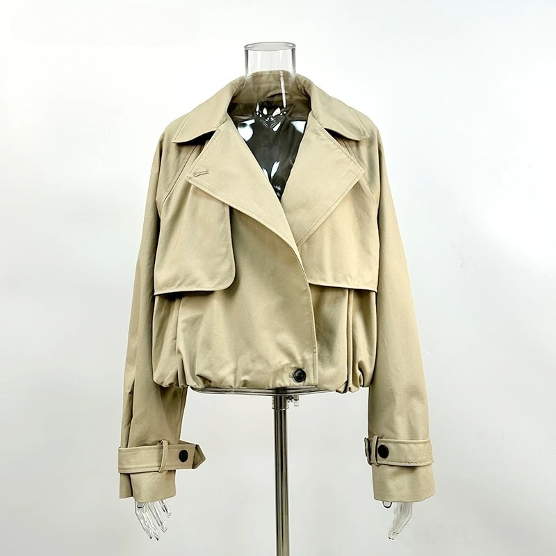 Manteau Trench Court à Bouton  - Trench Coat Formal avis et prix