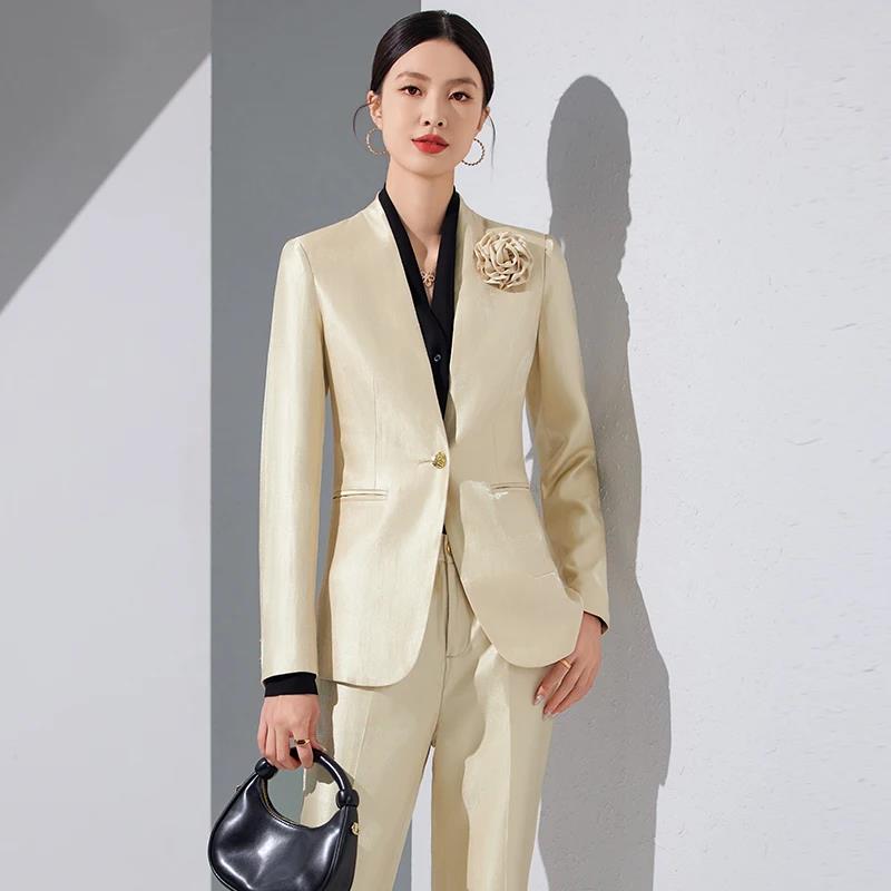 Ensemble blazer et pantalon po - Women Formal Office Wear Tops avis et prix