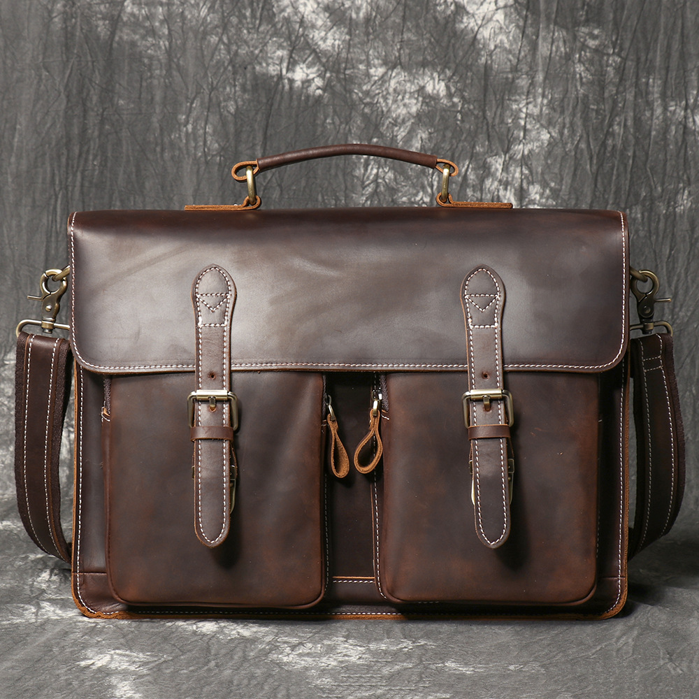 Sac à main en cuir de cheval f - Structured Handbag Work avis et prix