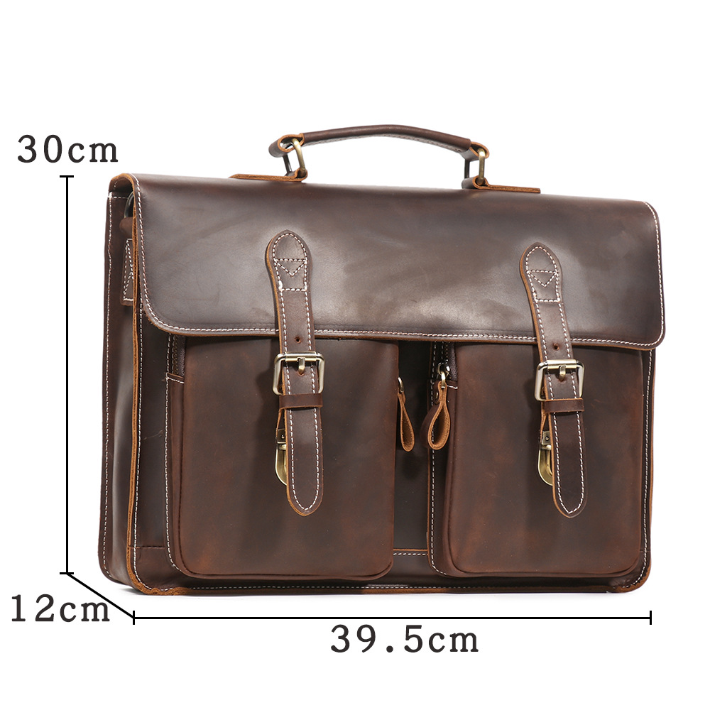 Sac à main en cuir de cheval f - Structured Handbag Work avis et prix